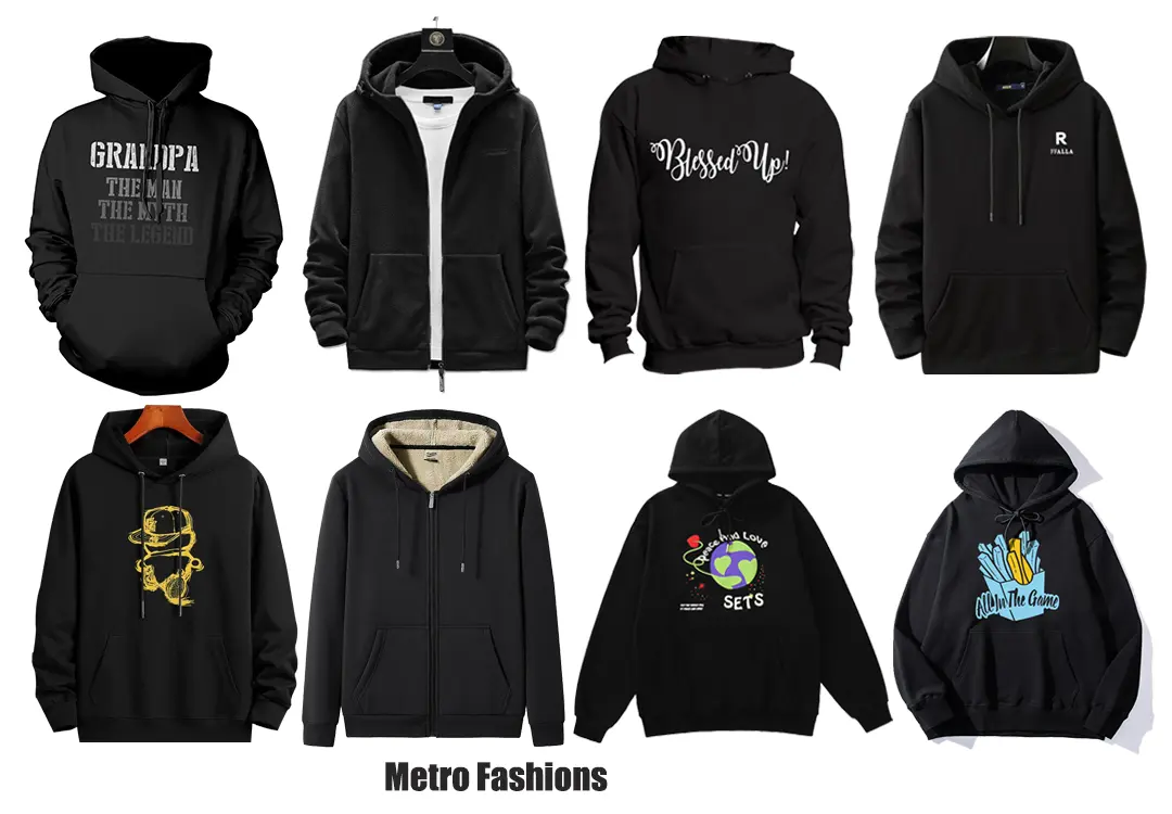 Metro Fashions Black Hoodie