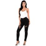 Women's High Rise Black Jeans