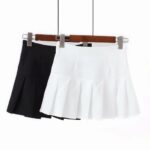 Sexy Mini Pleated White Skirt