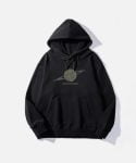 Black Heavy 420g Loose Hoodie Plus Size for Men and Women