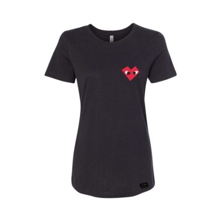 My Heart - Womens Black Shirt