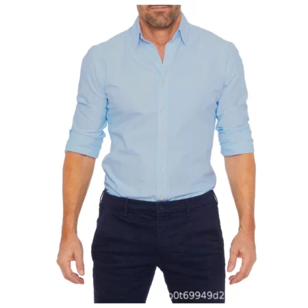 High Quality Formal Blue Shirt for Men