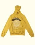 High Quality Printed Yellow Hoodie for Men and Women