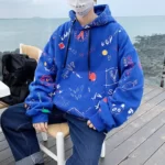 High Quality SingleRoad Men’s Blue Hoodie