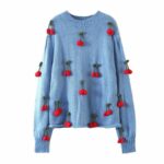 Pullovers JumperPretty Cherry Blue Sweater