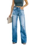 Women Loose Boyfriends Jeans High Waist Baggy Denim Pants