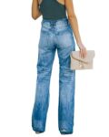 Women Loose Boyfriends Jeans High Waist Baggy Denim Pants