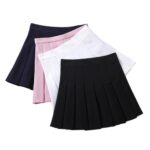 Pleated Black Skirt Cute Japanese Fashion