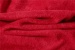 Winter Thick Warm Fleece Lined Red Hoodie for Men