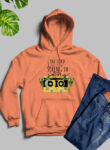 The Lord Is My Strength And My Song Orange Hoodie Unisex