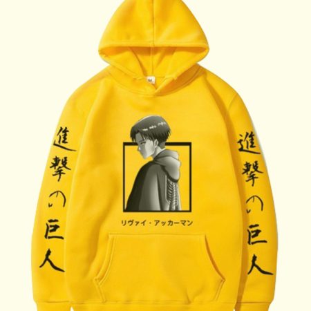 Trendy Yellow Casual Hoodie for Men and Women