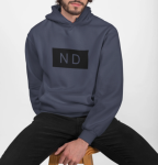 Mens Street Style ND Navy Blue Hoodie