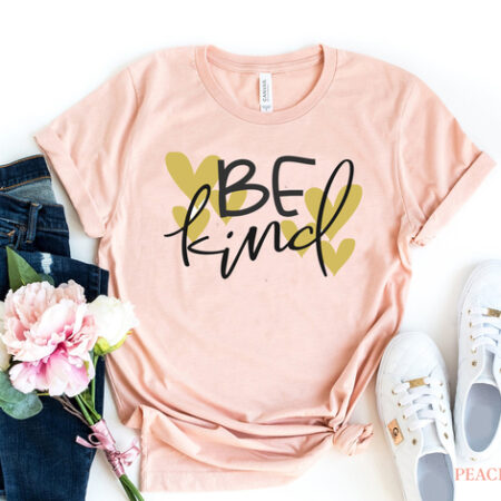 Be Kind Light Pink T-shirt for Women