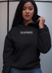 Entrepreneur  Black Hoodie for Women