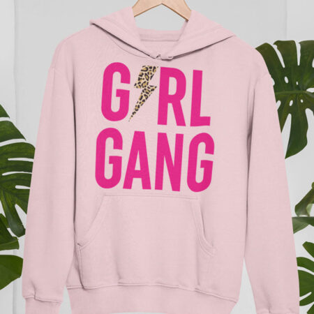 Girl Gang Pink Hoodie for Women