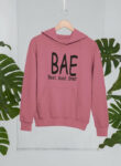 BAE Best Aunt Ever Pink Hoodie for Men and Women