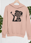 I Love The Woman I've Become Beige Hoodie Unisex