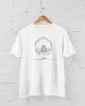 Music Mic White T Shirt for Men