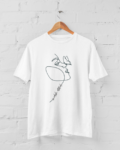 Butterfly White T Shirt Unisex