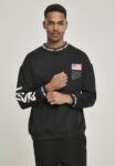 NASA Oversize Crewneck Black Sweater