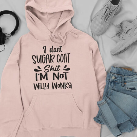 I Don't Sugar Coat Beige Hoodie for Men and Women