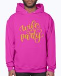 Wife of the Party Pink Hoodie Unisex