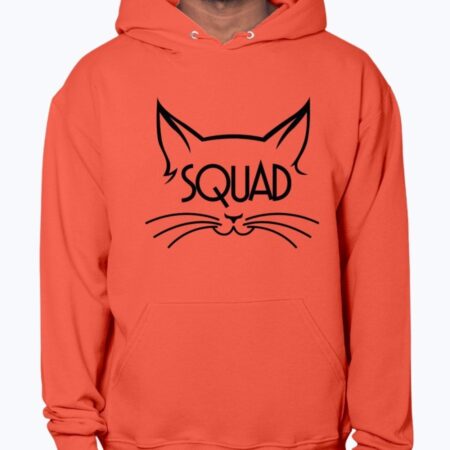 Squad Orange Hoodie for Men and Women