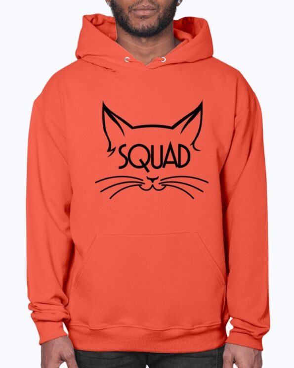 Squad Orange Hoodie for Men and Women