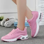 All Seasons Mesh Surface Breathable Light Sports Women’s Pink Shoes