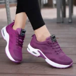 All Seasons Mesh Surface Breathable Light Sports Women’s Purple Shoes