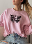 Beauty From Ashes Isaiah Light Pink Sweatshirt for Women