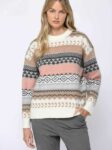 Geometric Knit Outwear for Women