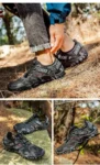 European and American River Hollow Flying Outdoor Hiking Men’s Wading Black Shoes 3