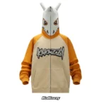 High Quality Cosplay Printed Light Beige Hoodie Unisex