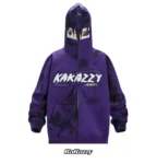 High Quality Cosplay Printed Pure Purple Hoodie Unisex