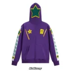 High Quality Cosplay Printed Purple Hoodie Unisex