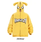 High Quality Cosplay Printed Yellow Hoodie Unisex