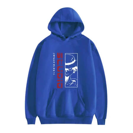 High Quality Long Sleeve Blue Hoodie For Men and Women