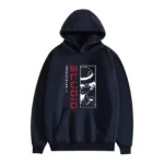 High Quality Long Sleeve Navy Blue Hoodie For Men and Women