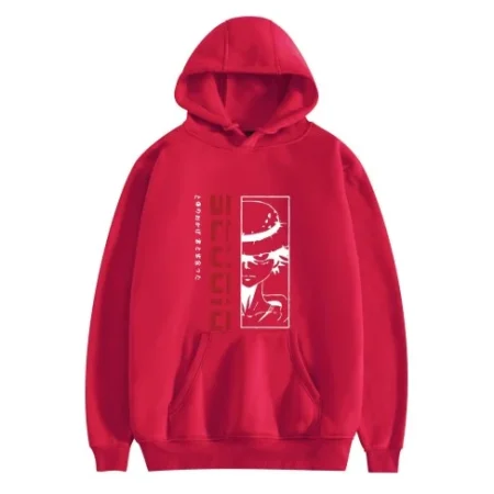 High Quality Long Sleeve Red Hoodie For Men and Women