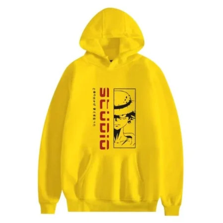 High Quality Long Sleeve Yellow Hoodie For Men and Women