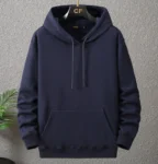 High Quality Premium navy Blue Hoodie for Men