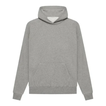 High Quality Velvet Pullover Dark Grey Hoodie For Men