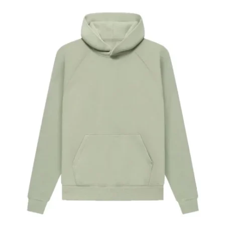 High Quality Velvet Pullover Green Hoodie For Men