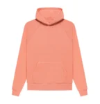 High Quality Velvet Pullover Orange Hoodie For Men