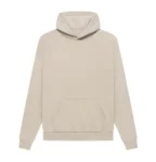 High Quality Velvet Pullover Smoky Grey Hoodie For Men