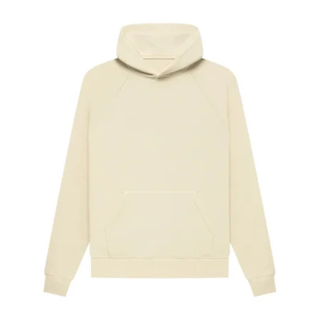 High Quality Velvet Pullover Beige Hoodie For Men