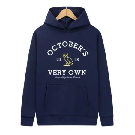 Long Sleeve Outdoor Sport Quality Navy Blue Hoodie For Men and Women