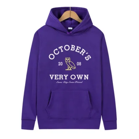 Long Sleeve Outdoor Sport Quality Purple Hoodie For Men and Women