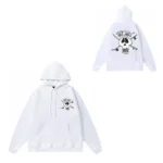 Men’s High Quality Comfortable White Hoodie